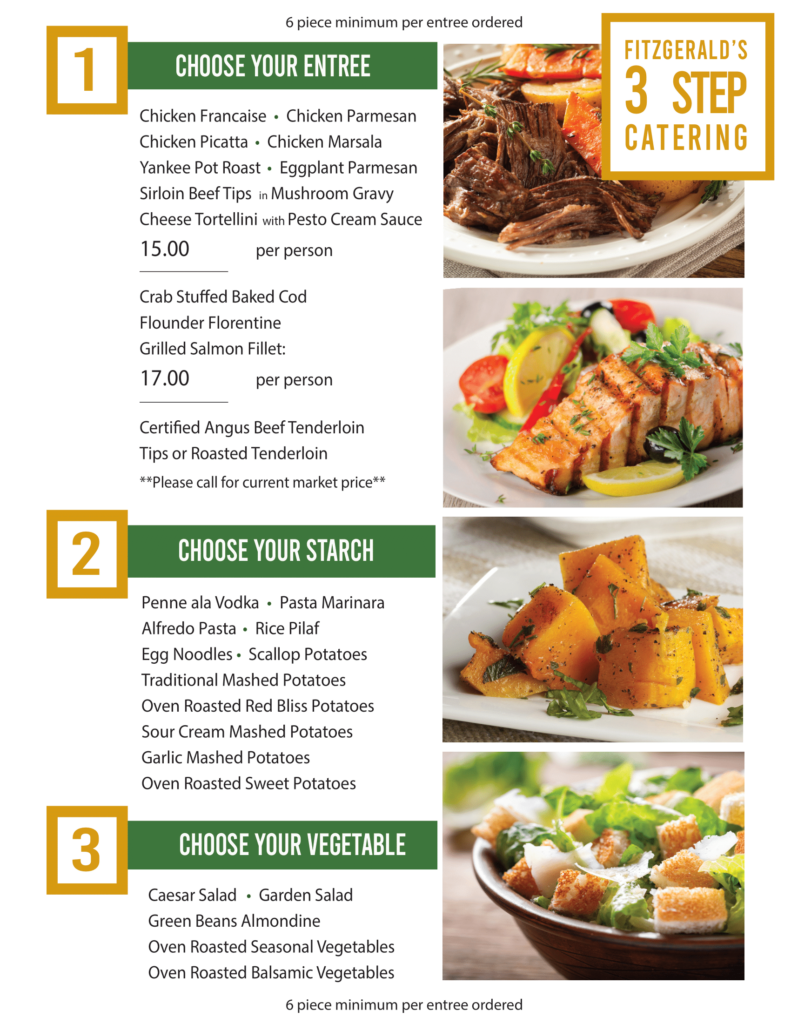 Catering Menu | Fitzgerald's Foods